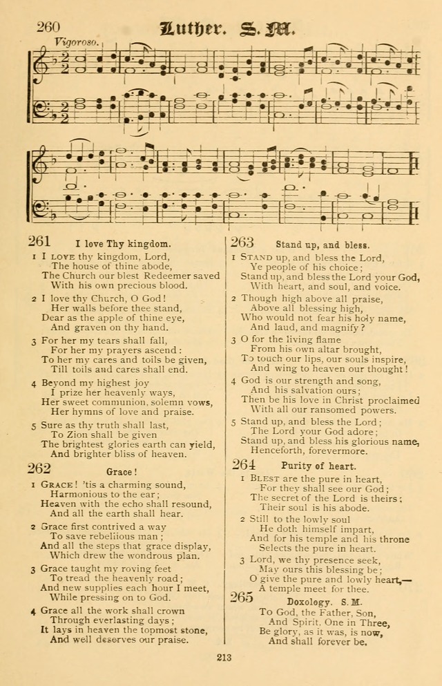 Our Hymns: compiled for use in the services of the Baptist Temple page 213