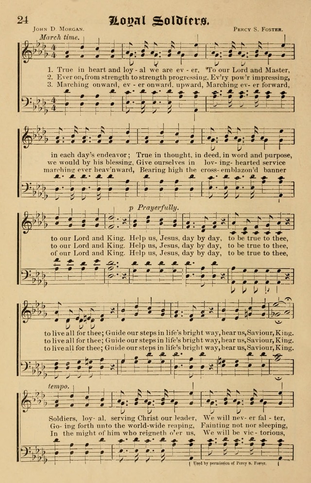 Our Hymns: compiled for use in the services of the Baptist Temple page 24