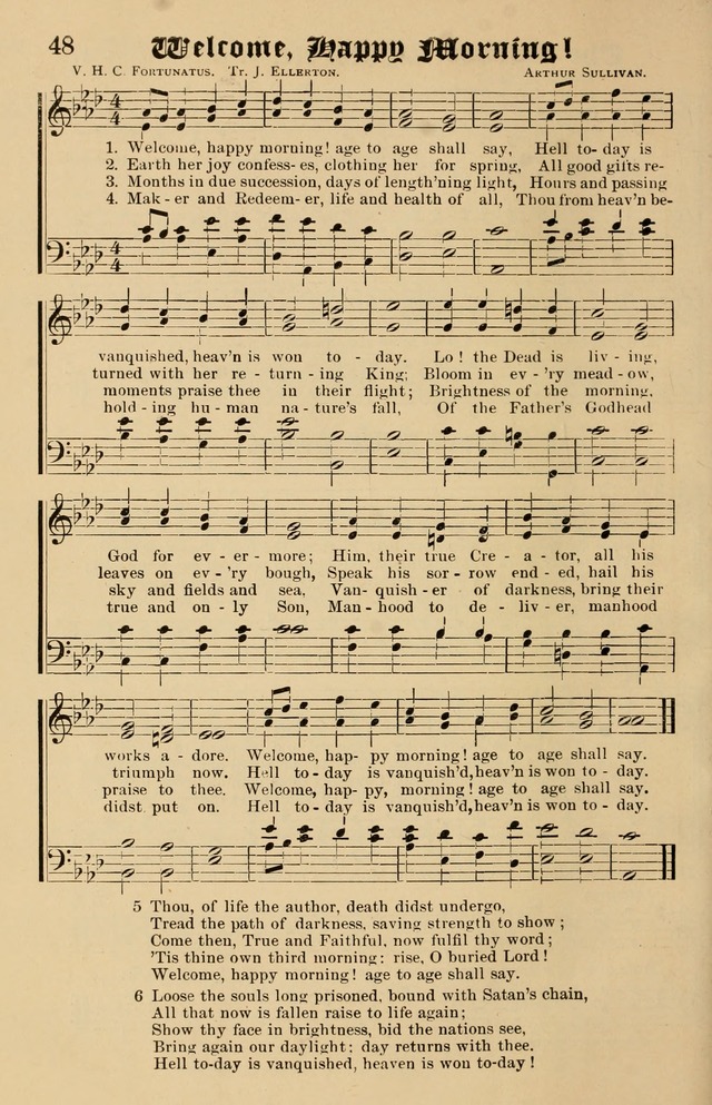 Our Hymns: compiled for use in the services of the Baptist Temple page 48