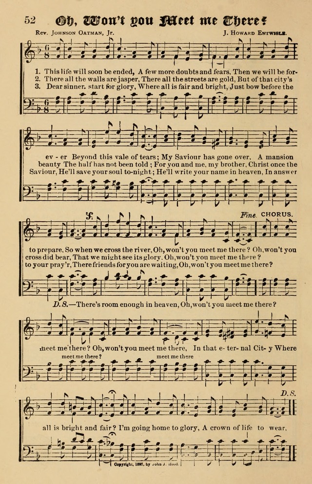 Our Hymns: compiled for use in the services of the Baptist Temple page 52