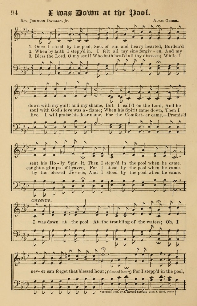 Our Hymns: compiled for use in the services of the Baptist Temple page 94