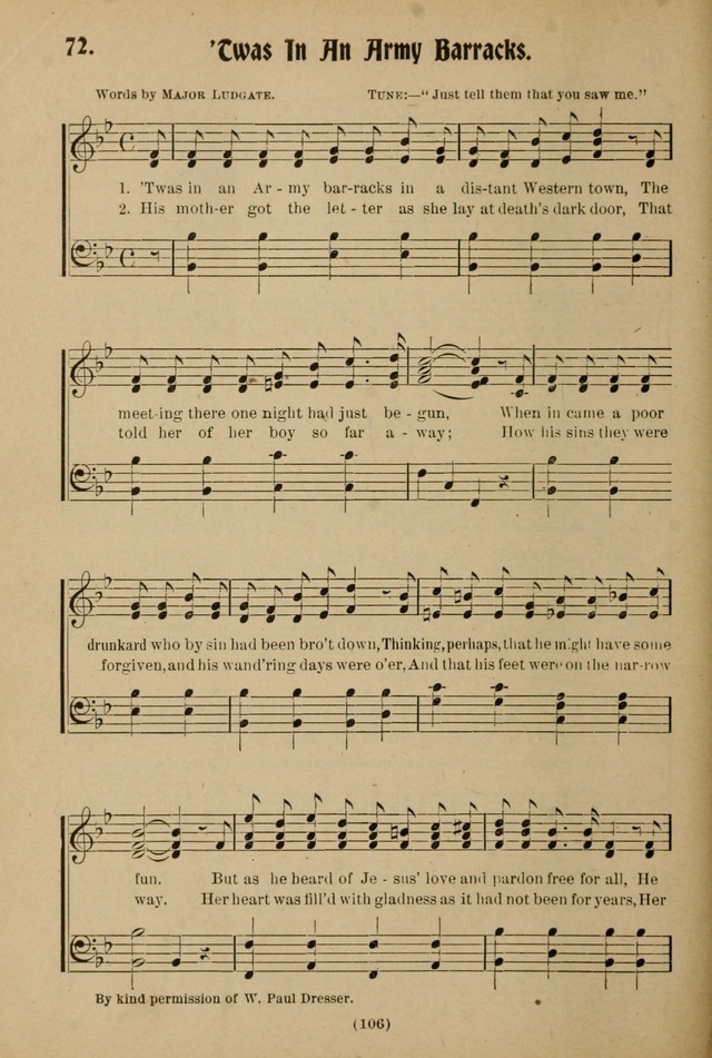 One Hundred Favorite Songs and Music: of the Salvation Army page 111