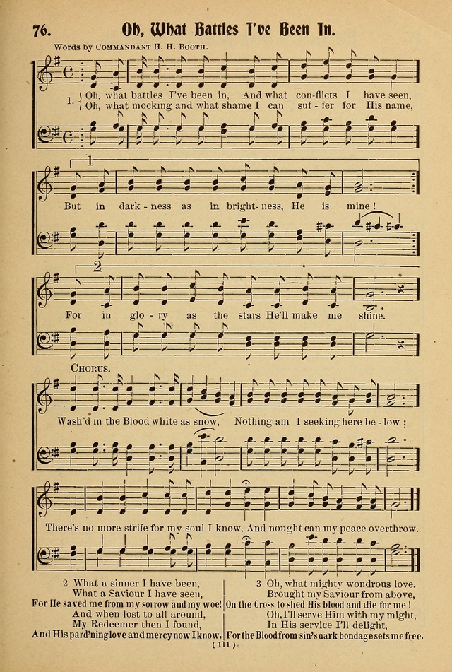 One Hundred Favorite Songs and Music: of the Salvation Army page 116