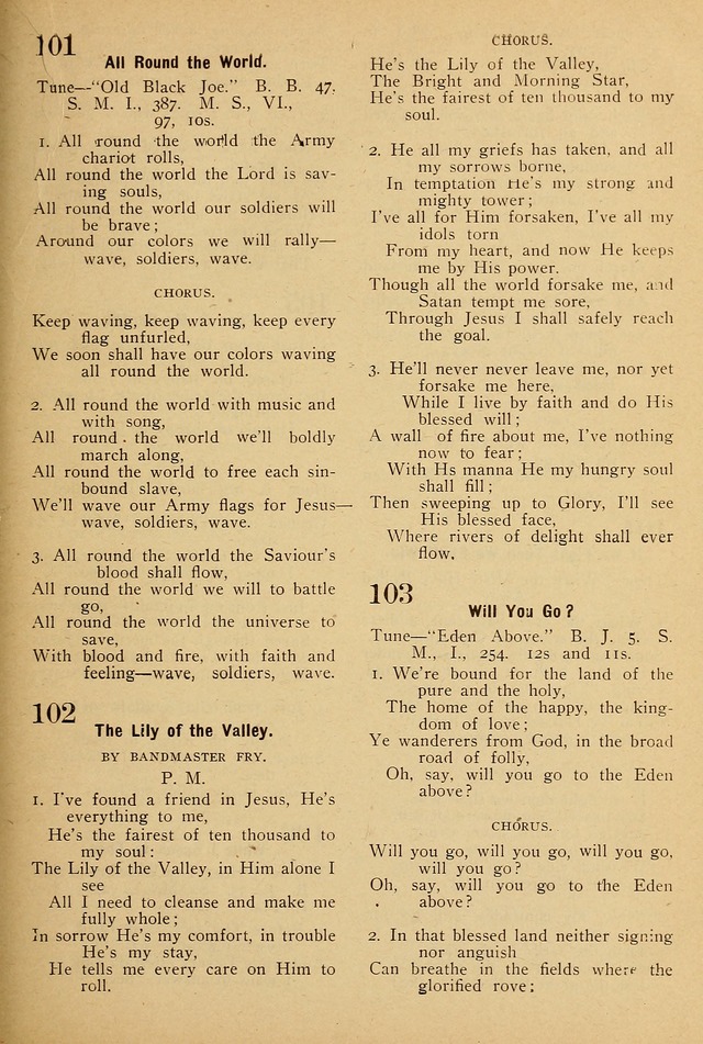 One Hundred Favorite Songs and Music: of the Salvation Army page 150