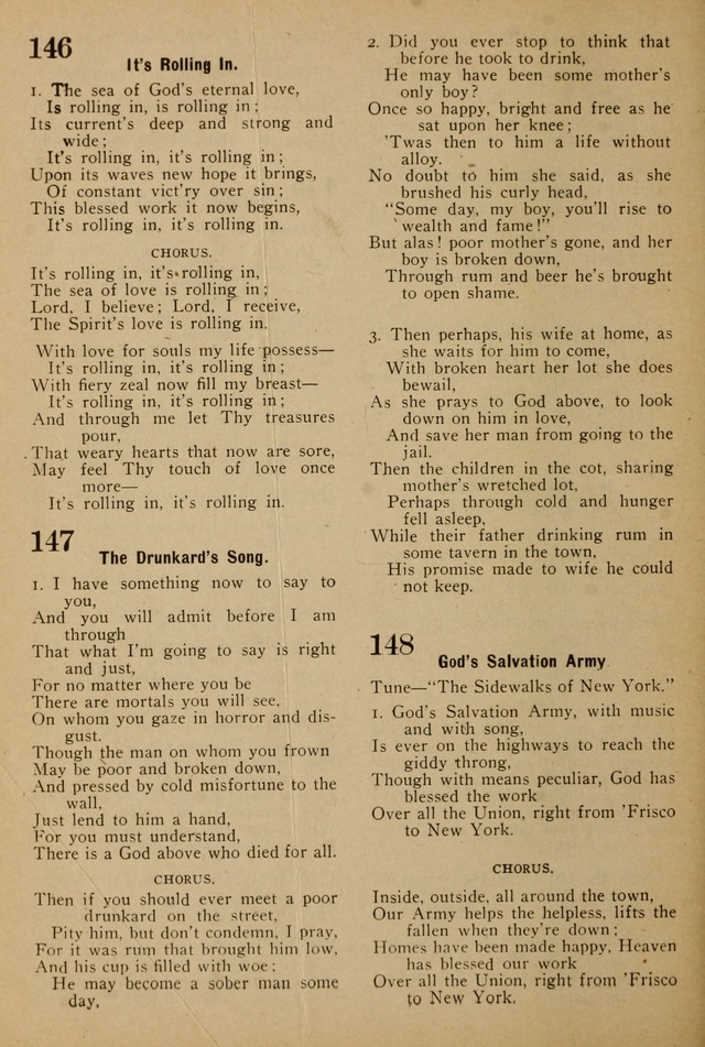 One Hundred Favorite Songs and Music: of the Salvation Army page 169