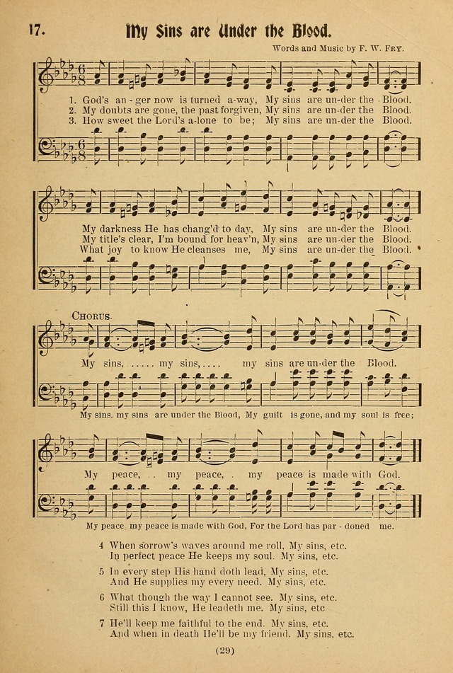 One Hundred Favorite Songs and Music: of the Salvation Army page 34