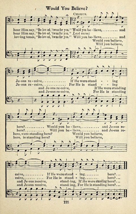 One Hundred Gospel Hymns: for male voices page 119