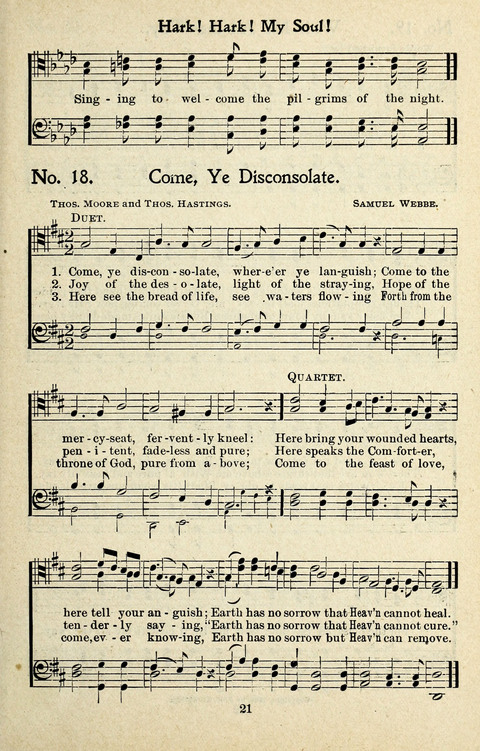 One Hundred Gospel Hymns: for male voices page 19