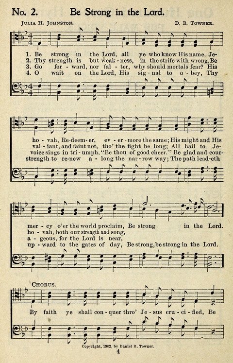 One Hundred Gospel Hymns: for male voices page 2