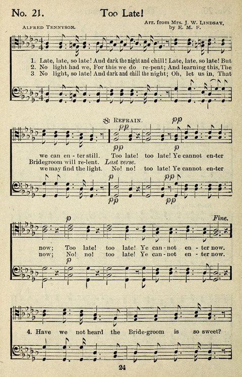 One Hundred Gospel Hymns: for male voices page 22