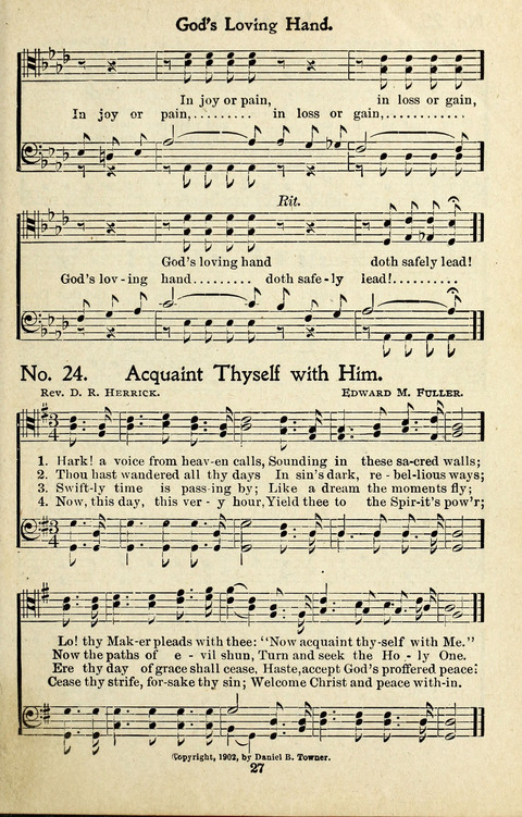 One Hundred Gospel Hymns: for male voices page 25