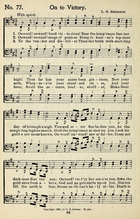 One Hundred Gospel Hymns: for male voices page 82