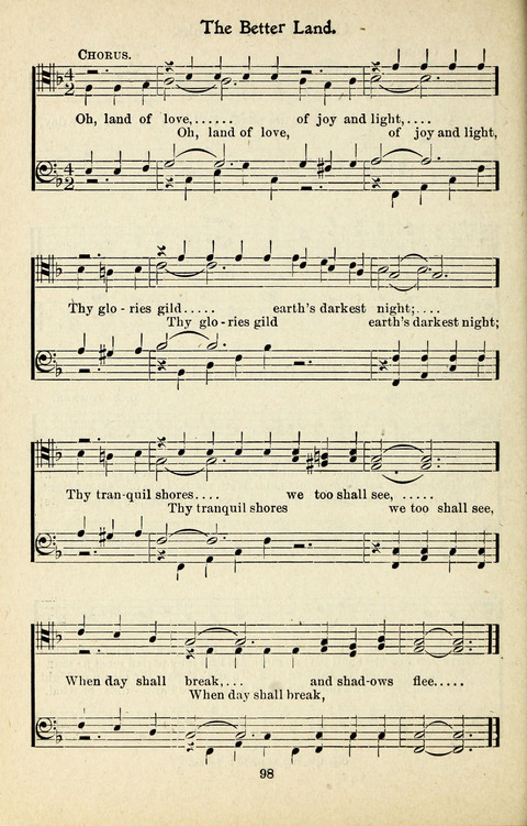 One Hundred Gospel Hymns: for male voices page 96