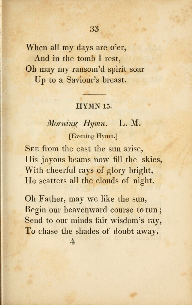 Original Hymns for Sabbath Schools page 26