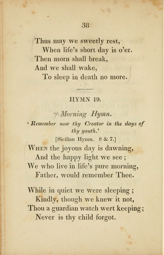 Original Hymns for Sabbath Schools page 31