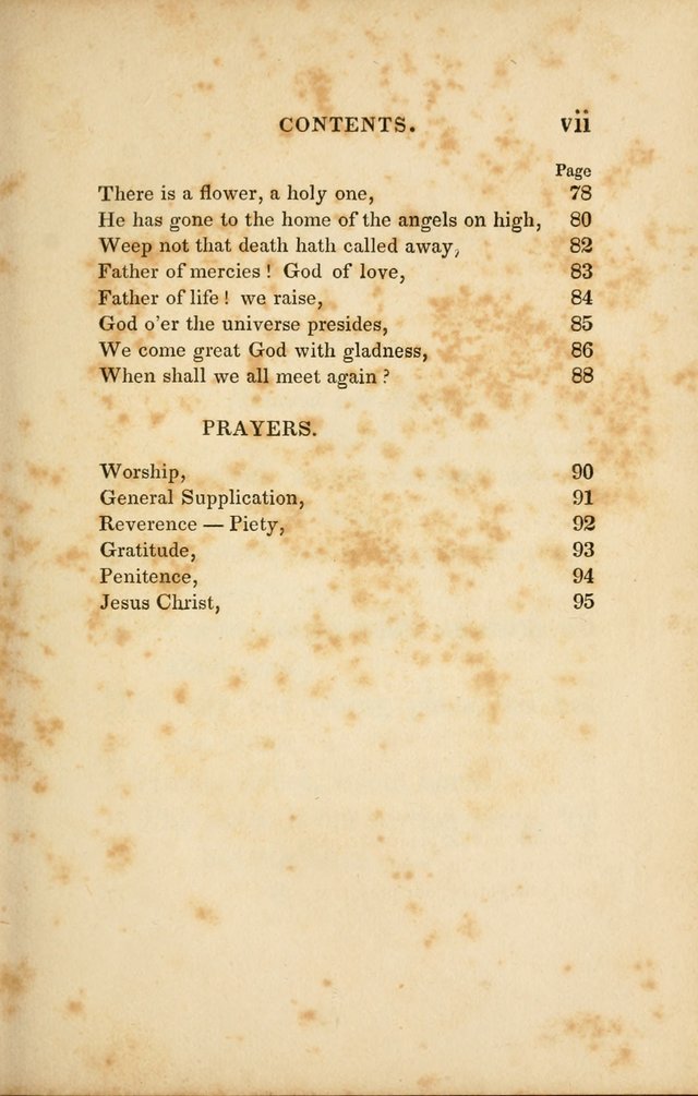 Original Hymns for Sabbath Schools page ix