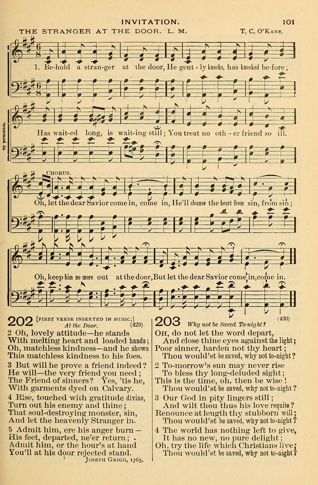 The Otterbein Hymnal: for use in public and social worship page 106