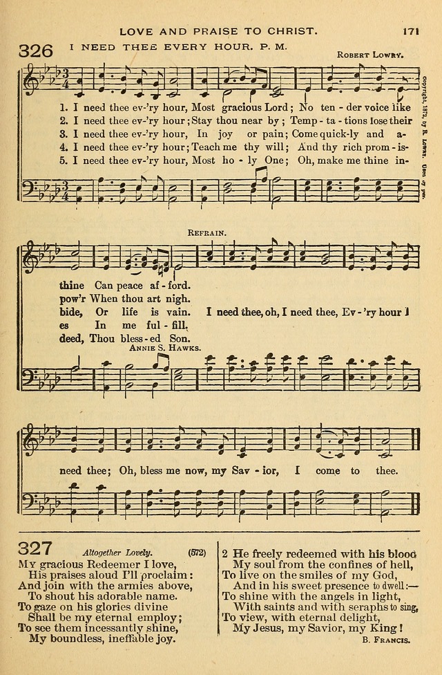 The Otterbein Hymnal: for use in public and social worship page 176