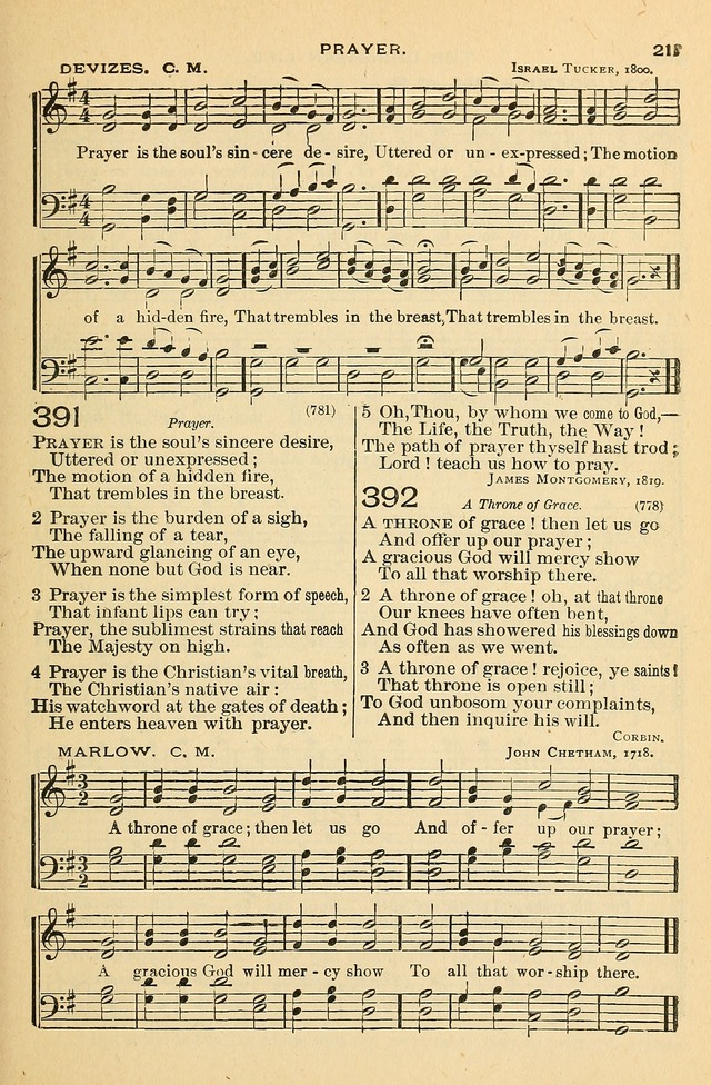 The Otterbein Hymnal: for use in public and social worship page 216