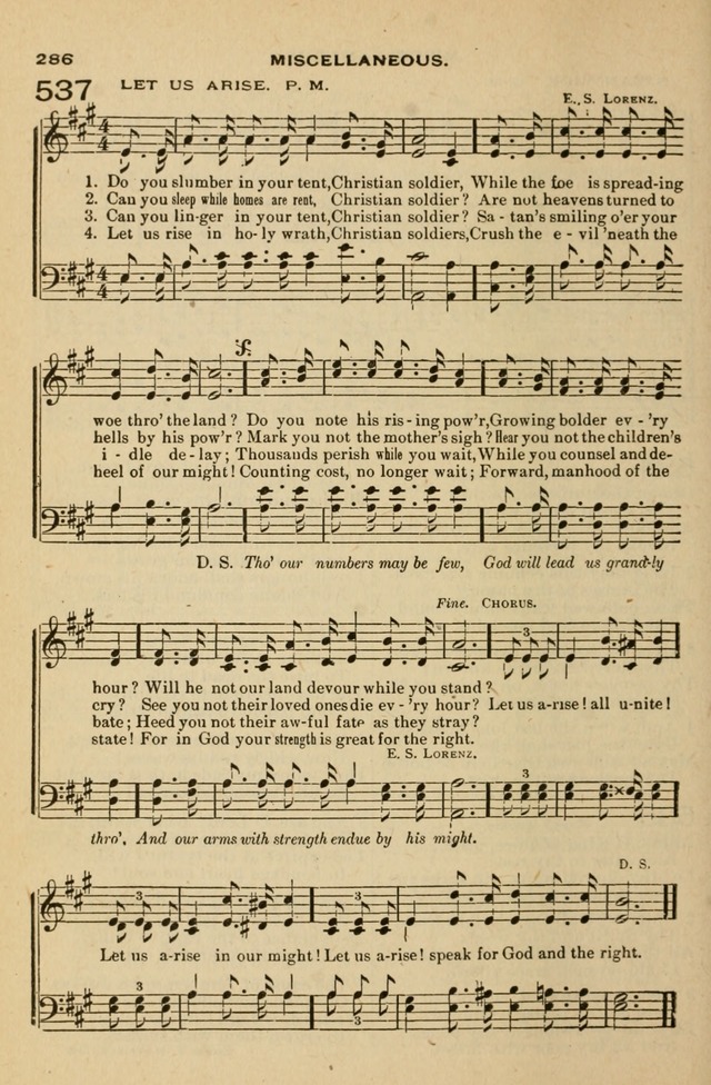 The Otterbein Hymnal: for use in public and social worship page 291