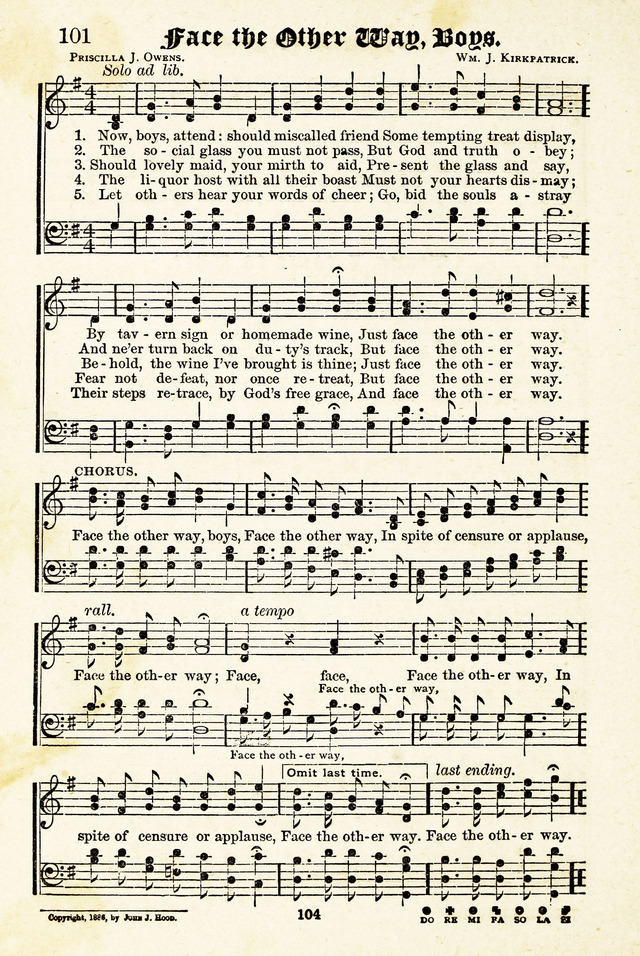 On Joyful Wing : A Book of Praise and Song page 102