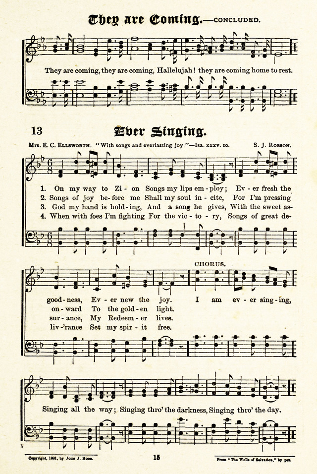 On Joyful Wing : A Book of Praise and Song page 13