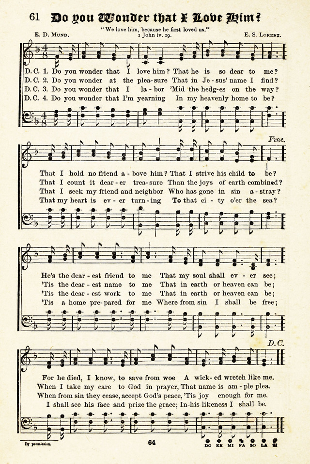 On Joyful Wing : A Book of Praise and Song page 62