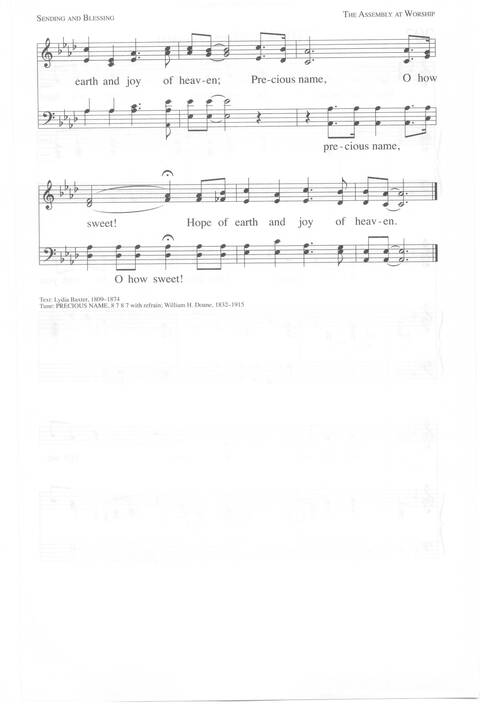 One Lord, One Faith, One Baptism: an African American ecumenical hymnal page 312