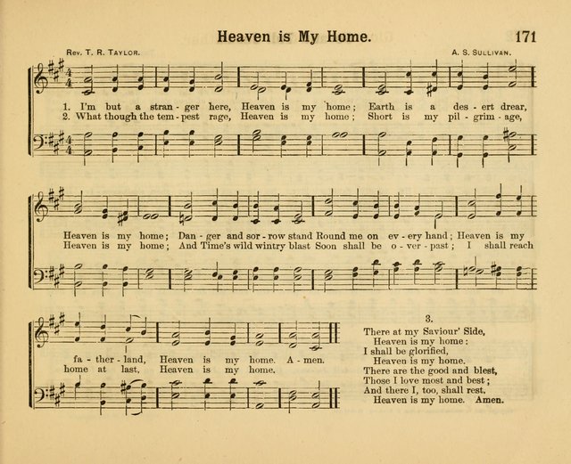 Our Song Book: a collection of songs selected and edited expressly for the Sunday School of the First Baptist Peddie Memorial Church, Newark, N. J. page 170