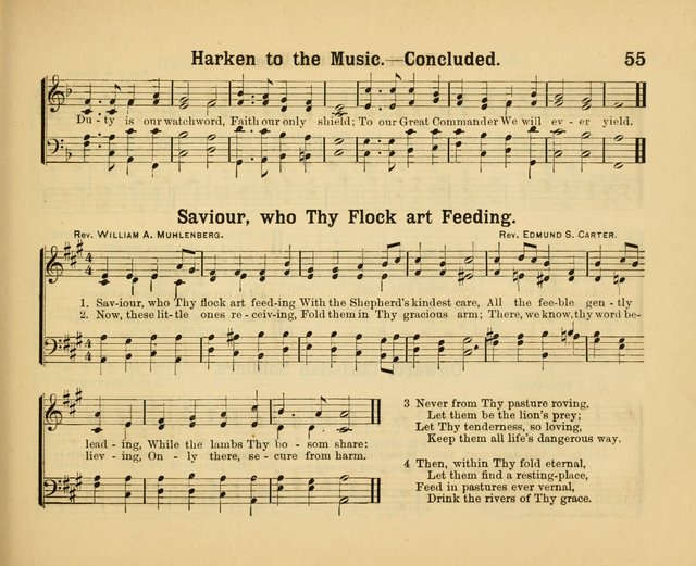 Our Song Book: a collection of songs selected and edited expressly for the Sunday School of the First Baptist Peddie Memorial Church, Newark, N. J. page 54