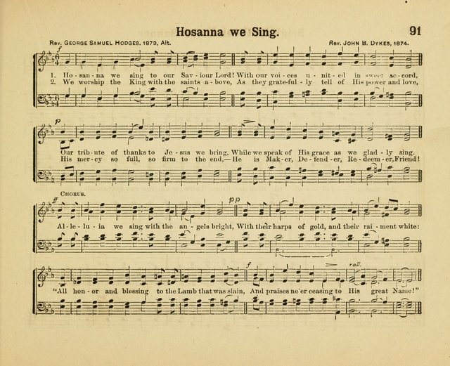 Our Song Book: a collection of songs selected and edited expressly for the Sunday School of the First Baptist Peddie Memorial Church, Newark, N. J. page 90