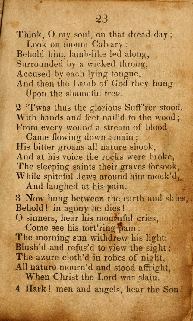 Original and Select Hymns, and Sacred Pindoric Odes., few of which have ever been published (1st. ed.) page 23