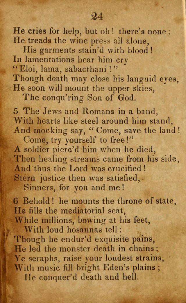 Original and Select Hymns, and Sacred Pindoric Odes., few of which have ever been published (1st. ed.) page 24