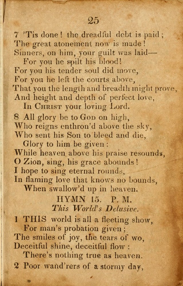 Original and Select Hymns, and Sacred Pindoric Odes., few of which have ever been published (1st. ed.) page 25