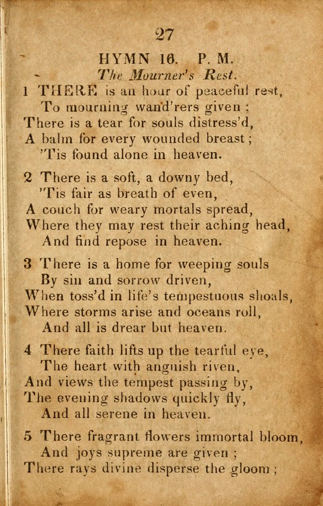 Original and Select Hymns, and Sacred Pindoric Odes., few of which have ever been published (1st. ed.) page 27