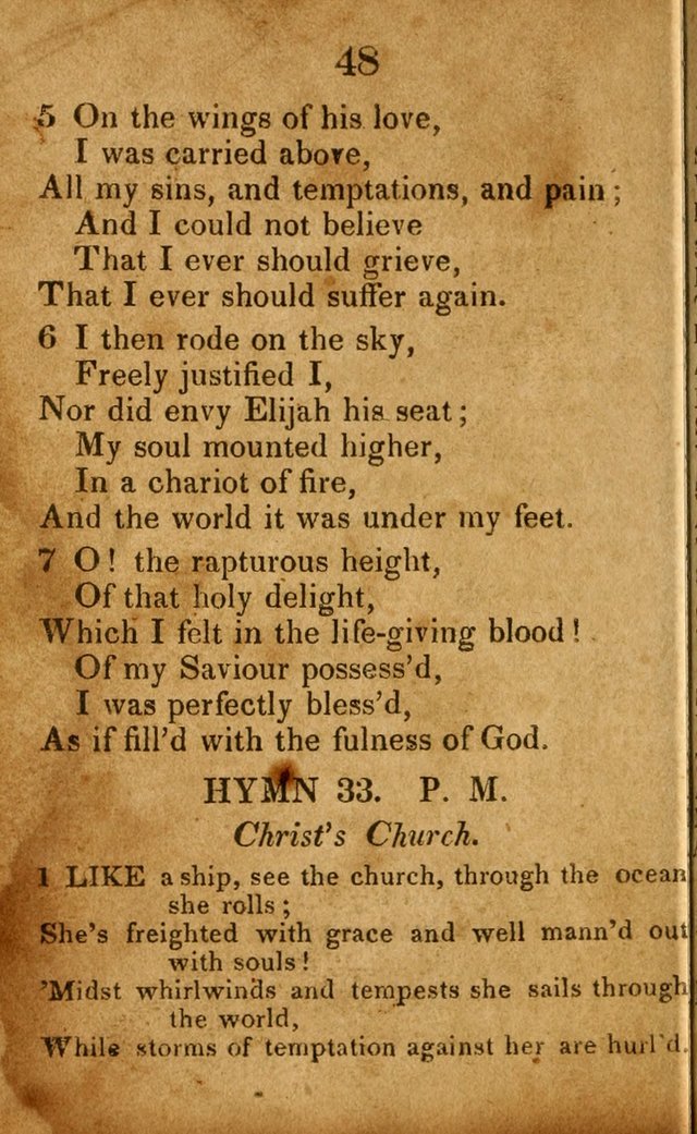 Original and Select Hymns, and Sacred Pindoric Odes., few of which have ever been published (1st. ed.) page 48