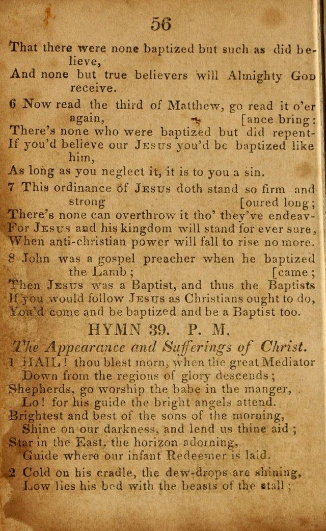 Original and Select Hymns, and Sacred Pindoric Odes., few of which have ever been published (1st. ed.) page 56