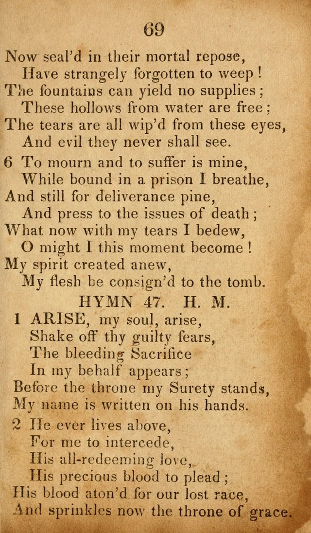 Original and Select Hymns, and Sacred Pindoric Odes., few of which have ever been published (1st. ed.) page 71