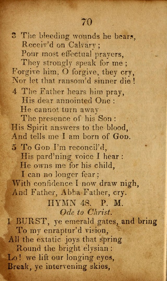 Original and Select Hymns, and Sacred Pindoric Odes., few of which have ever been published (1st. ed.) page 72