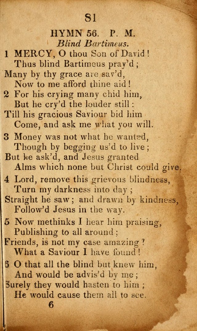 Original and Select Hymns, and Sacred Pindoric Odes., few of which have ever been published (1st. ed.) page 83