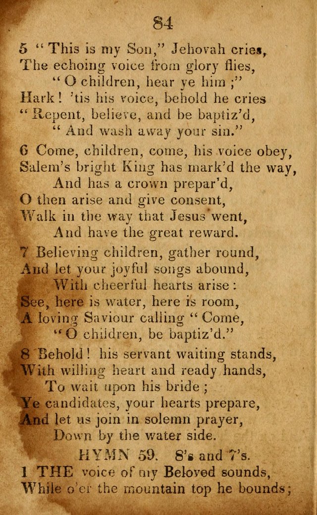 Original and Select Hymns, and Sacred Pindoric Odes., few of which have ever been published (1st. ed.) page 86