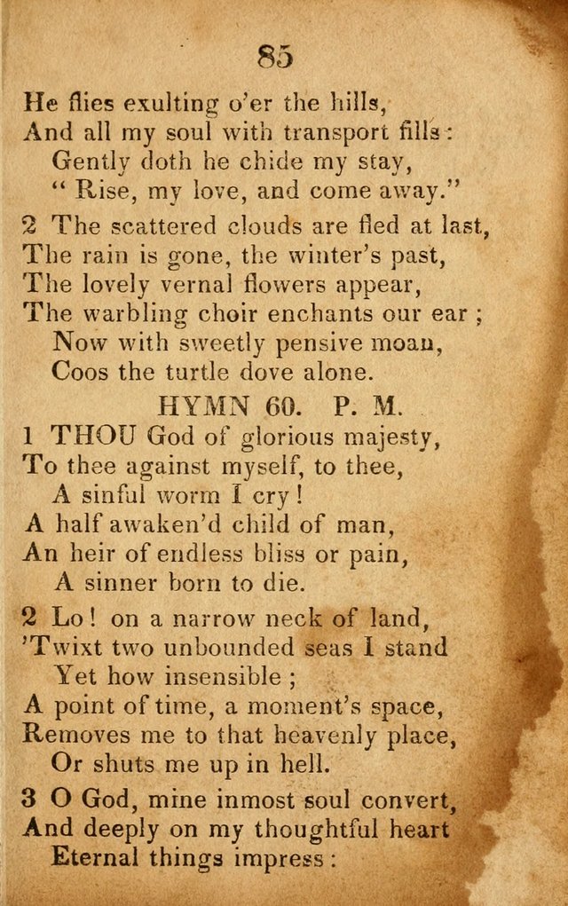 Original and Select Hymns, and Sacred Pindoric Odes., few of which have ever been published (1st. ed.) page 87