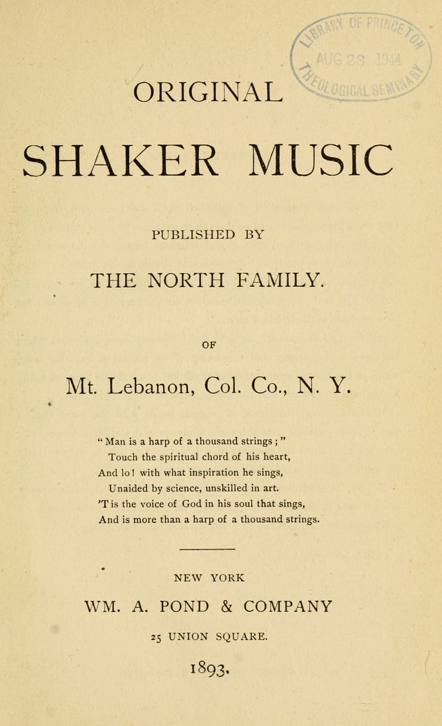 Original Shaker Music  page 6