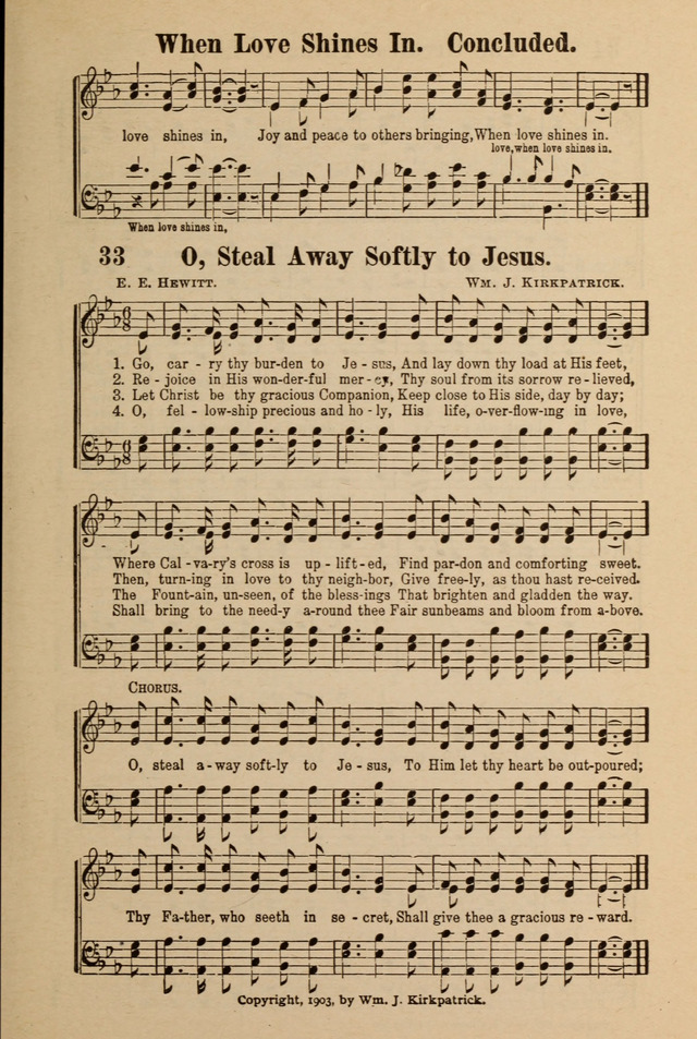 The Old Story in Song page 33