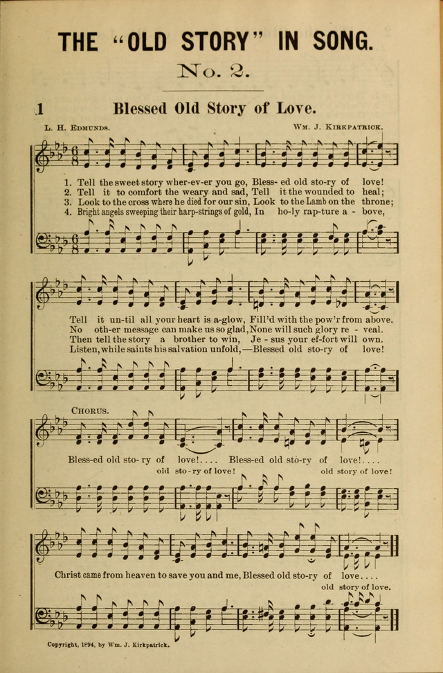 The Old Story in Song Number Two page 1