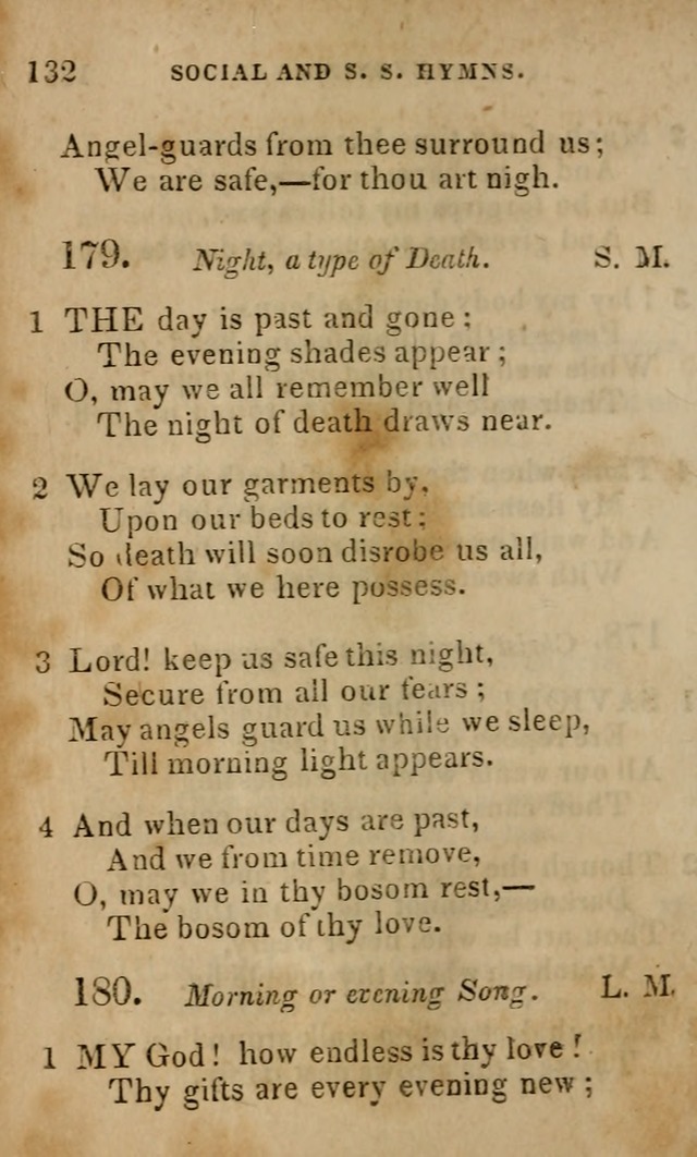 Oberlin social & sabbath school hymn book page 132