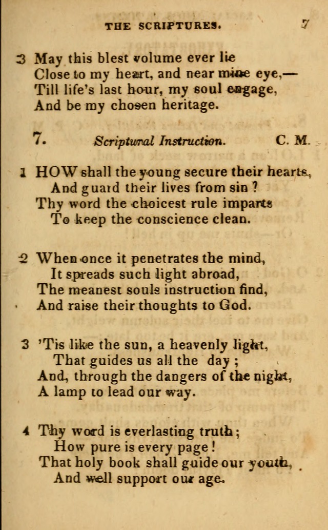 Oberlin social & sabbath school hymn book page 7