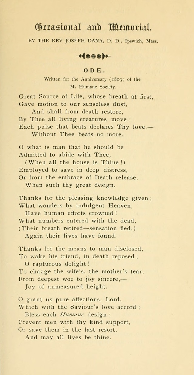 Occasional and Textual Hymns: by the Rev. Joseph Dana, D.D. Pastor of the South Church and Society 1765--1827 page 12