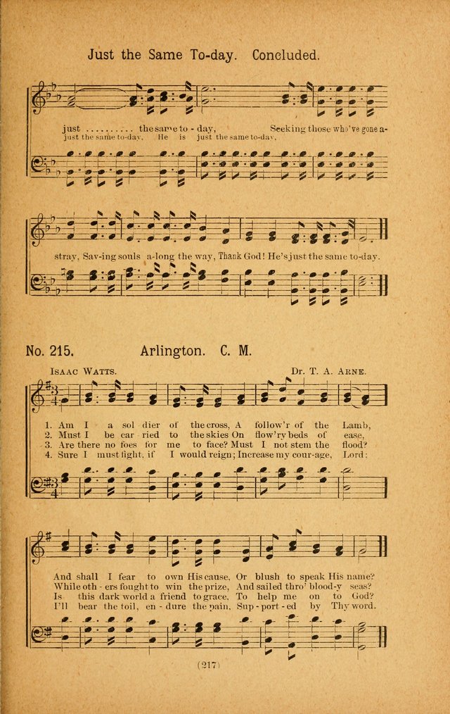 Onward and Upward No. 2: a collection of gospel songs and hymns for Sunday-schools, Endeavor societies, Epworth leagues, devotional meetings, chapel exercises, revivals, etc. page 107