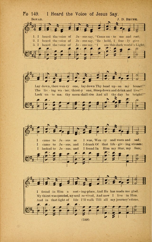 Onward and Upward No. 2: a collection of gospel songs and hymns for Sunday-schools, Endeavor societies, Epworth leagues, devotional meetings, chapel exercises, revivals, etc. page 38